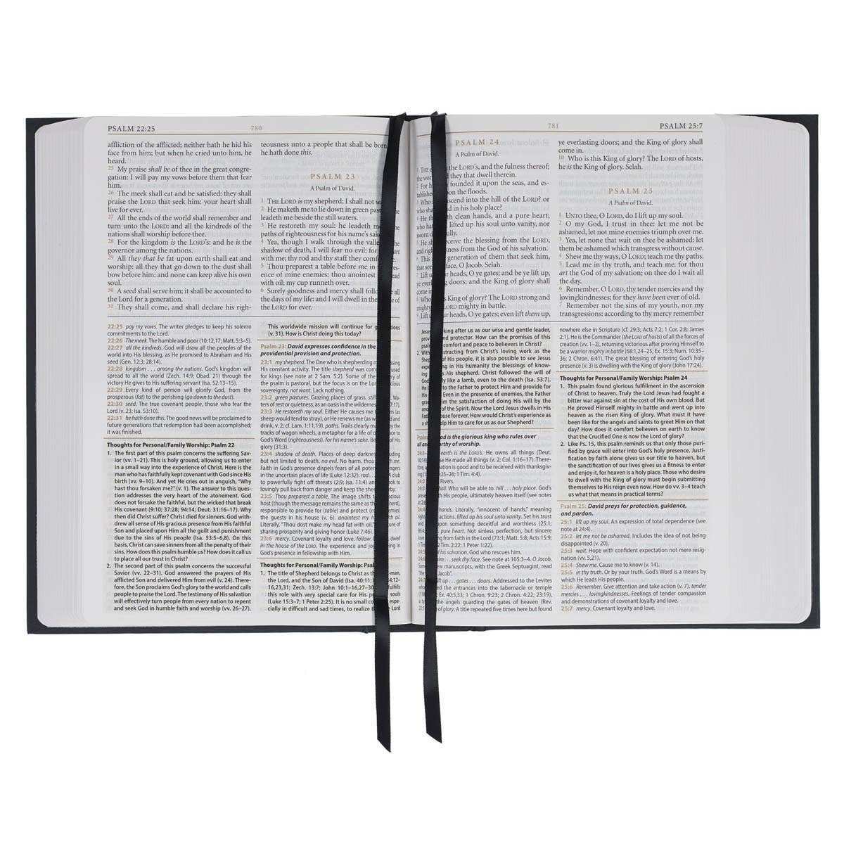 KJV Study Bible LP Hardcover, Black