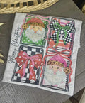 Santa and Bows (Gildan Tee)