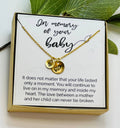 Angel Baby Necklace, Miscarriage Gift, Sympathy Gift for Her