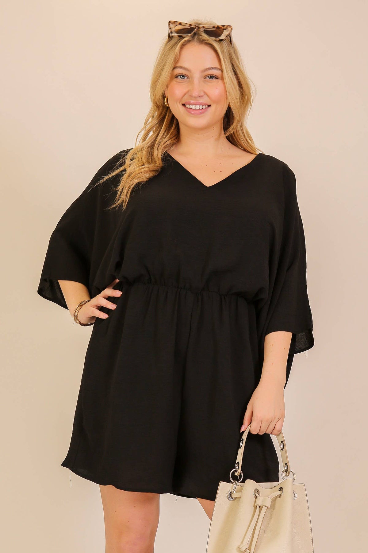 Airflow Dolman Sleeve Romper (Plus Size)