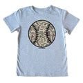 Kids' Camo Baseball Front Short-Sleeve Tee