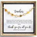 Teacher Gifts, Apple Bracelet, Gifts for Teachers, Teach