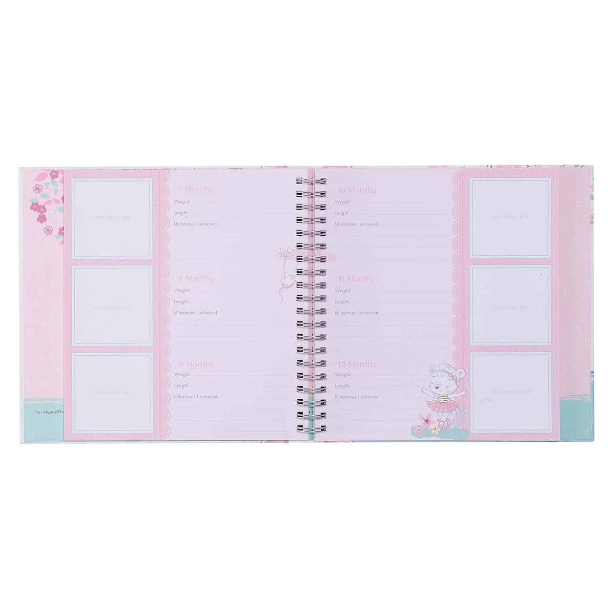 Memory Book Our Baby Girl's First Year Padded Hardcover