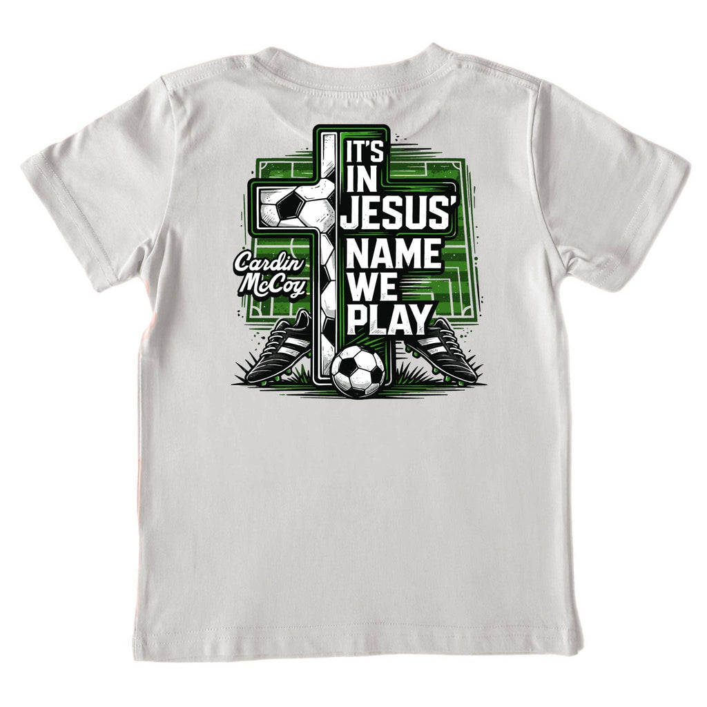 Kids' In Jesus Name Soccer Short-Sleeve Tee