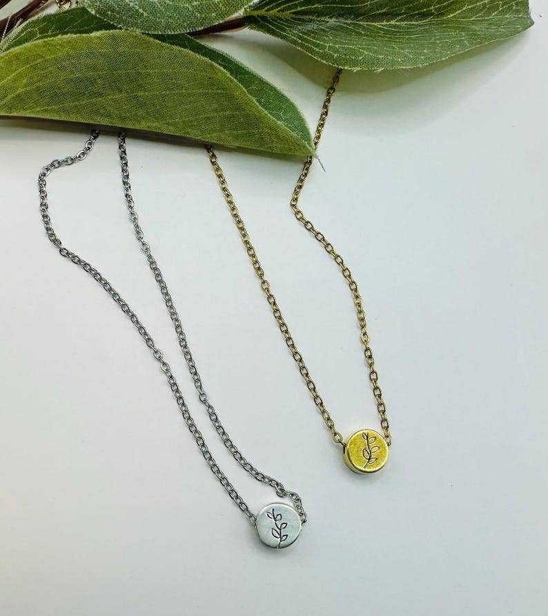 Faith-Based Graduation Gift for Girl – Vine Necklace with Scripture Card